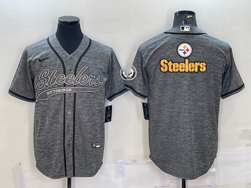 Men's Pittsburgh Steelers Gray Jersey